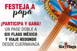 Lee más sobre el artículo ¡Participa y gana! Un pase doble a Six Flags y viaje redondo para el 20 de junio del 2021.